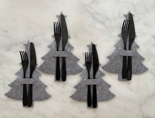 Holly Jolly Cutlery Holder