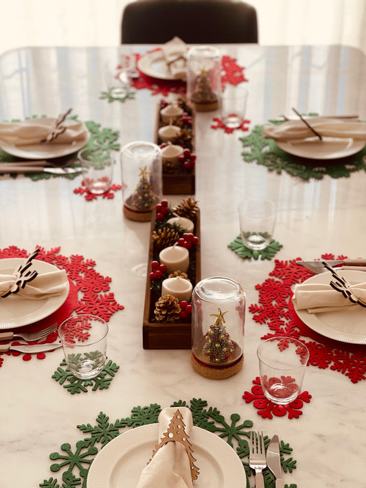 Snowflake Sparkle Placemats