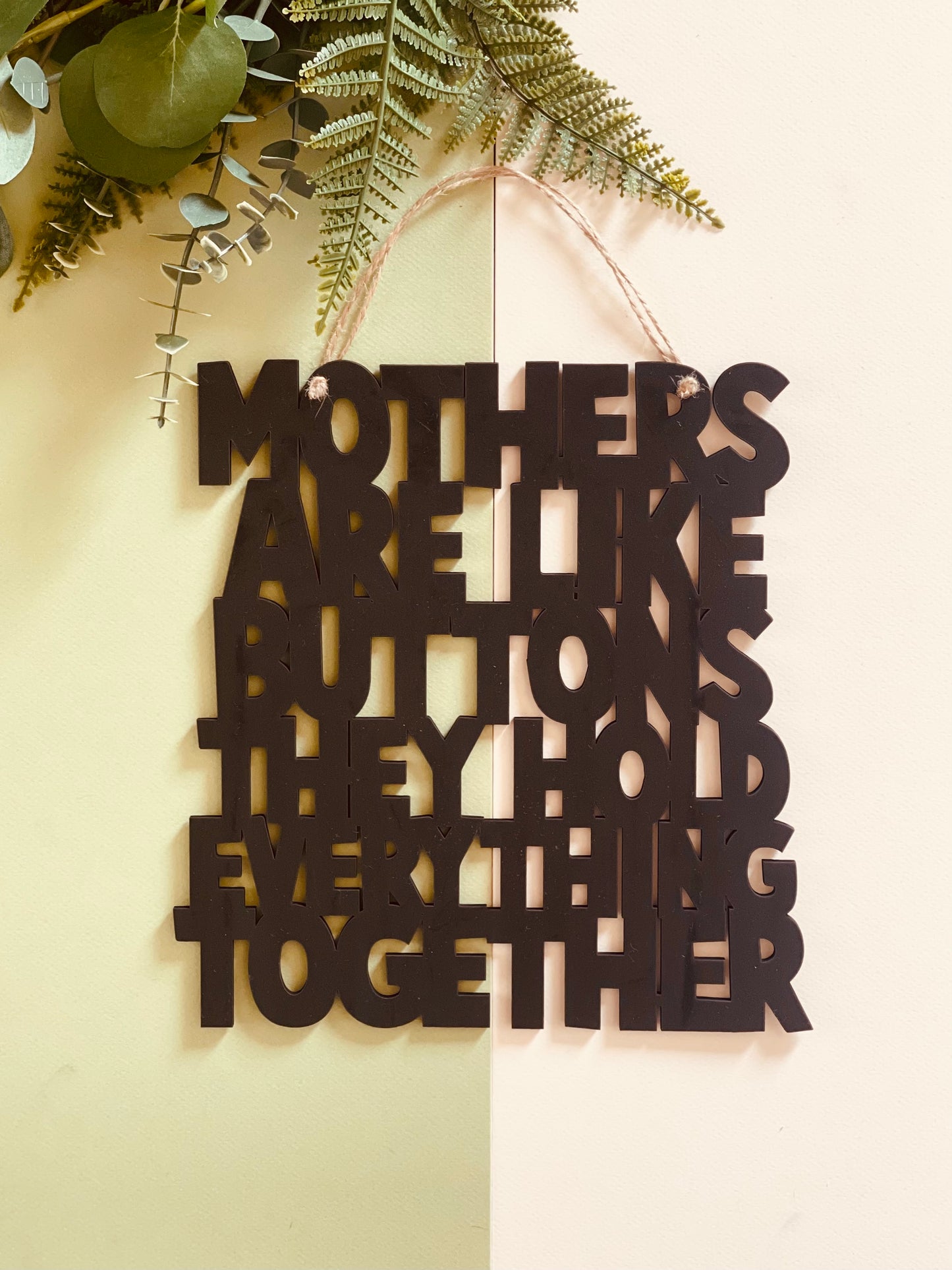 Mother's Quote Cutouts