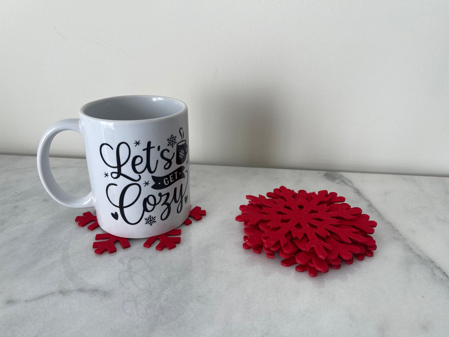 Snowflake Sparkle Coasters